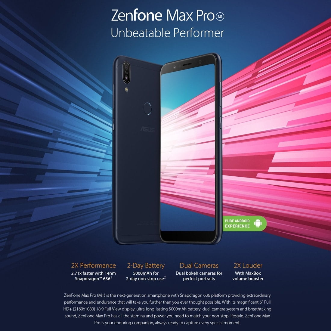 ASUS ZenFone Max Pro Smartphone