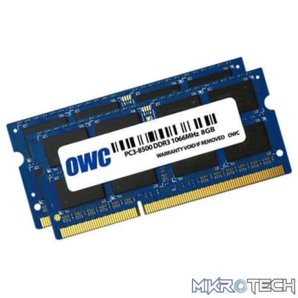 OWC Mac 16GB Kit (2x8GB) 1066Mhz DDR3 SODIMM Memory OWC Mac 16GB Kit (2x8GB) 1066Mhz DDR3 SODIMM Memory