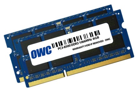 OWC MAC 16GBKIT DDR3 1066MHZ SO-DIMM