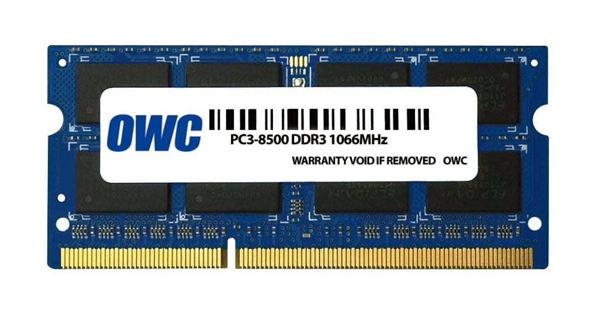 OWC Mac 4GB 1066Mhz DDR3 SODIMM Memory