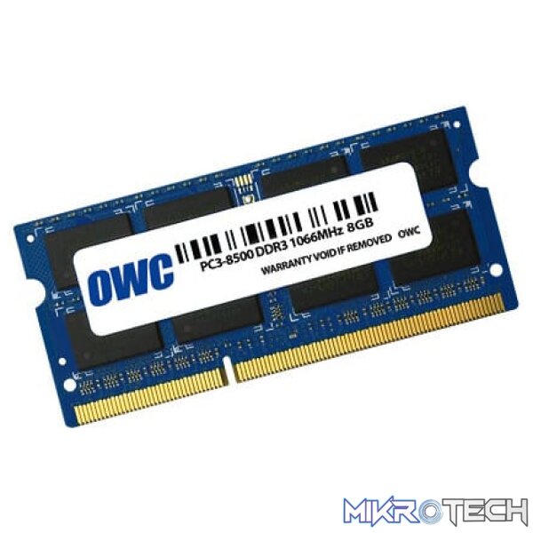 OWC MAC 8GB 1066MHZ DDR3 SODIMM OWC MAC 8GB 1066MHZ DDR3 SODIMM