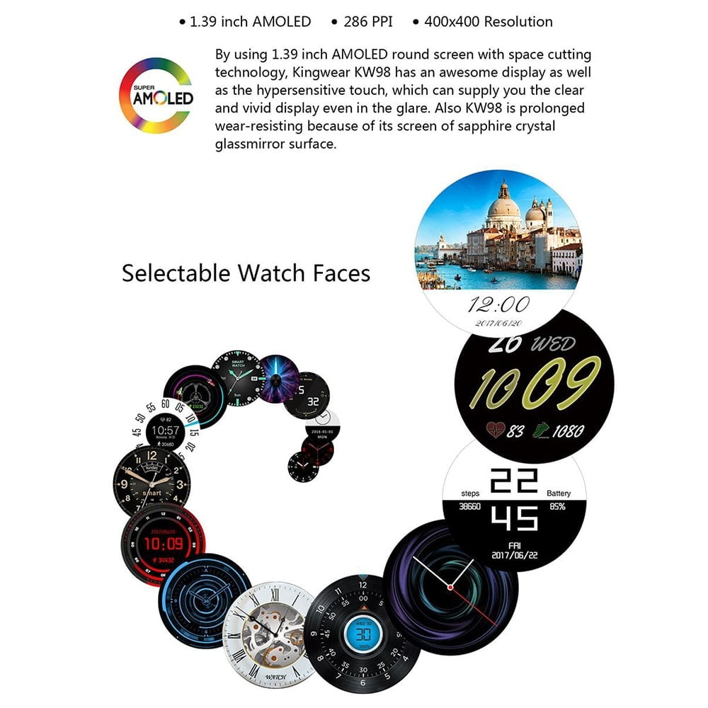 Kingwear KW98 Smartwatch