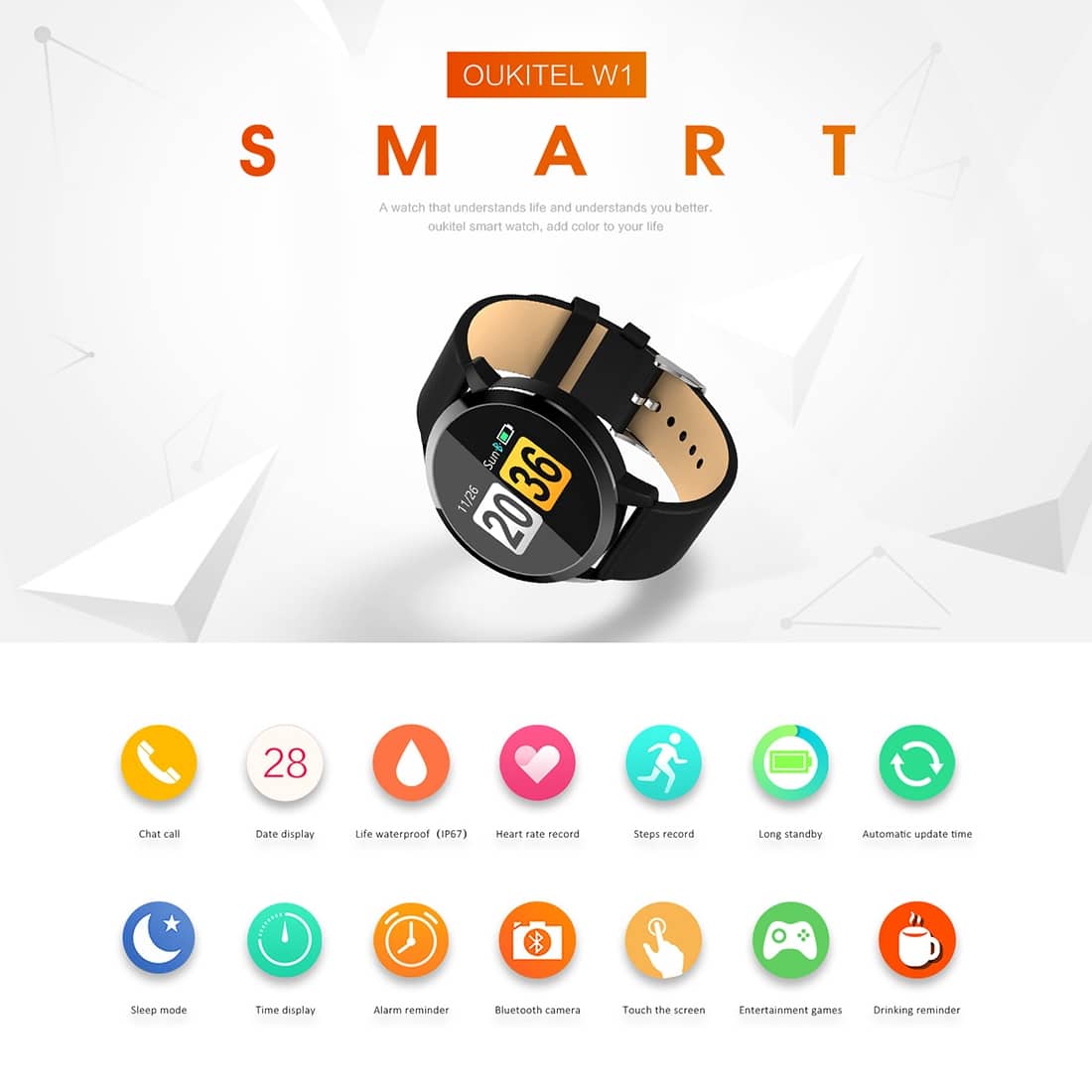 Oukitel W1 Smartwatch
