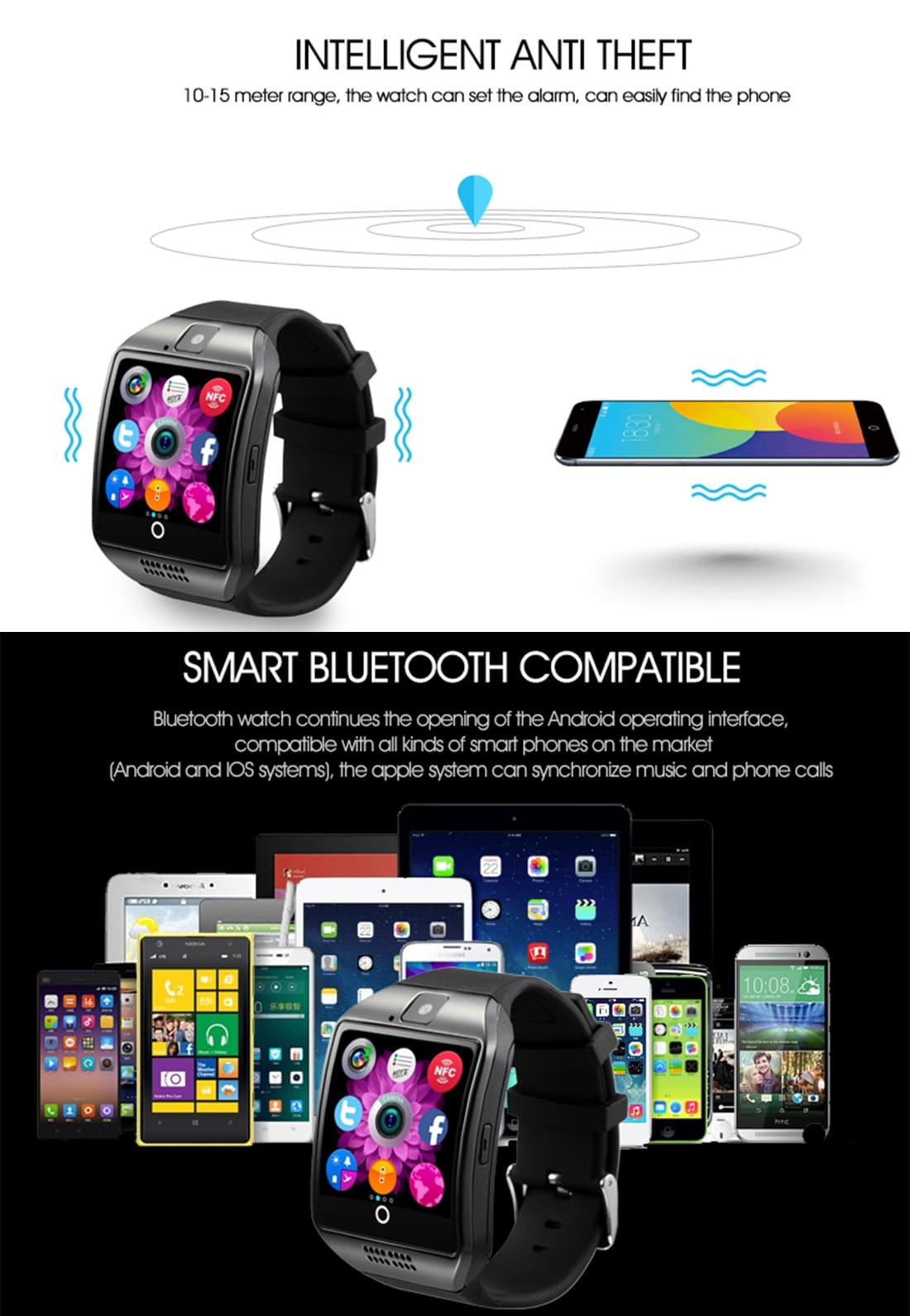Bakeey Q18 Smartwatch