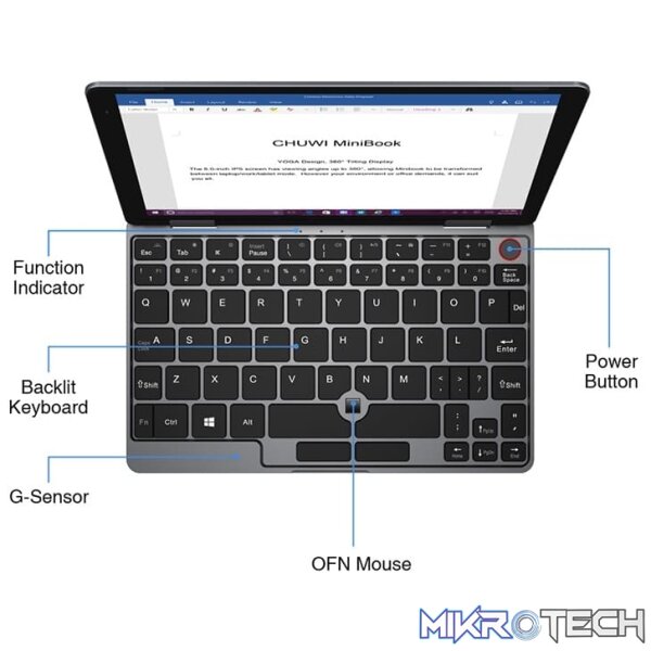 CHUWI MiniBook Laptop - Image 6