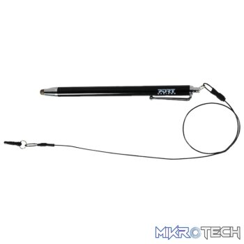 Port Designs Metallic Tip Stylus with 40cm Cable - Black