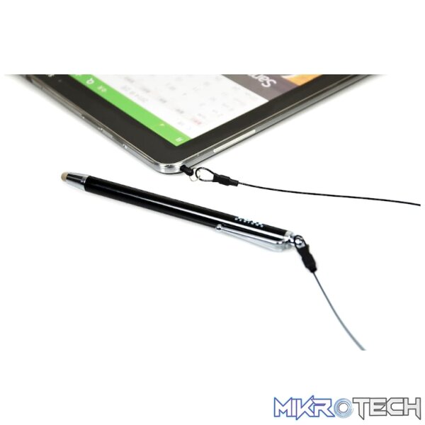Port Designs Metallic Tip Stylus with 40cm Cable - Black - Image 3