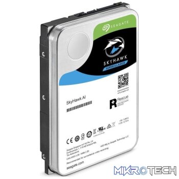 Seagate SkyHawk AI 12TB 7200RPM SATA 6Gb/s 256MB Cache 3.5" Internal Hard Drive