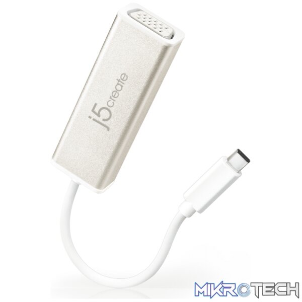 j5create JCA111 USB Type-C to VGA Adapter - Image 2