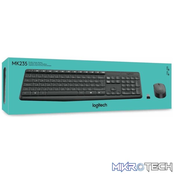 Logitech MK235 Cordless Keyboard & Mouse - Image 2