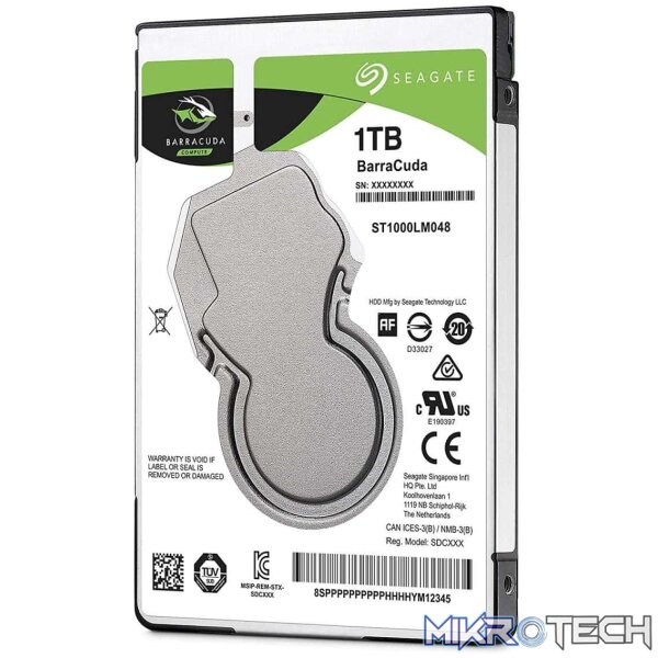 Seagate 1Tb/1000Gb 2.5" 7mm Thin SATA3(6GB/s) Notebook Hard Drive - Image 4
