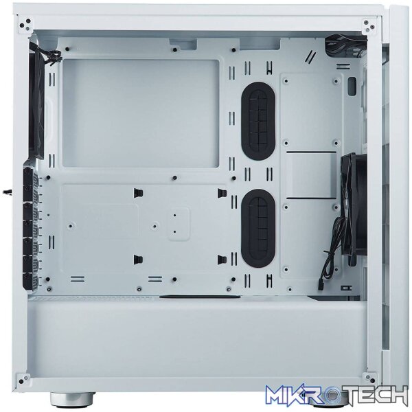 Corsair Carbide series 275R all White ATX Chassis with Tempered glass side panel - Image 4
