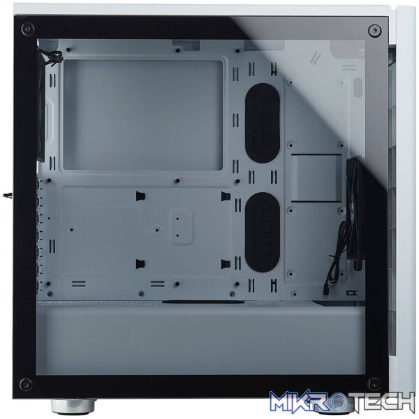 Corsair Carbide series 275R all White ATX Chassis with Tempered glass side panel - Image 3