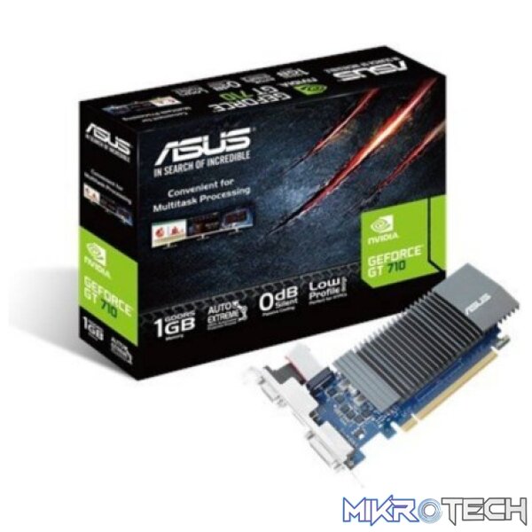 Asus GeForce GT 710 1GB GDDR5 32-Bit PCI Express 2.0 Passive Desktop Graphics Card Asus GeForce GT 710 1GB GDDR5 32-Bit PCI Express 2.0 Passive Desktop Graphics Card