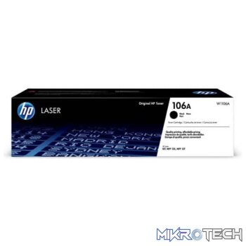 HP W1106A 106A Black LaserJet Toner Cartridge