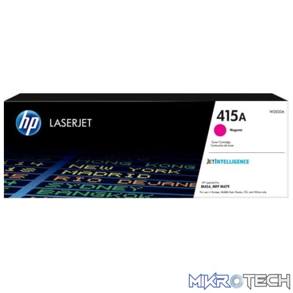 HP W2033A 415A Magenta Original LaserJet Toner Cartridge HP W2033A 415A Magenta Original LaserJet Toner Cartridge