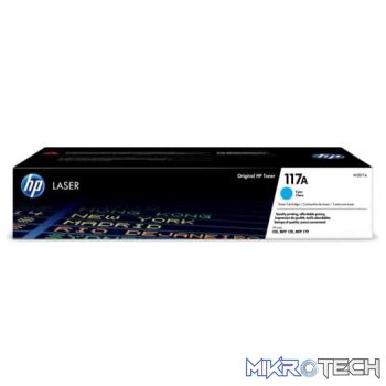 HP W2071A 117A Cyan LaserJet Toner Cartridge