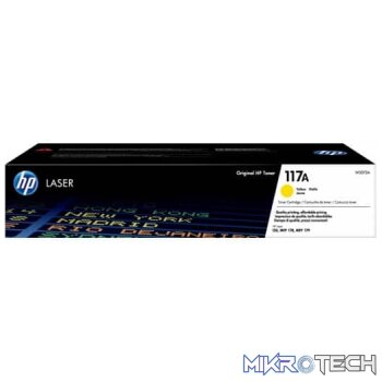 HP W2072A 117A Yellow LaserJet Toner Cartridge