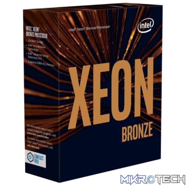 Intel Xeon Bronze 3204 Processor Hex-Core 1.90GHz 14nm Server CPU Intel Xeon Bronze 3204 Processor Hex-Core 1.90GHz 14nm Server CPU