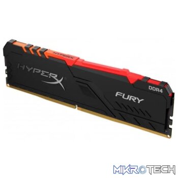 Kingston HyperX Fury 8GB (1x8GB) DDR4-2666MHz CL16 1.2V Black Desktop Memory