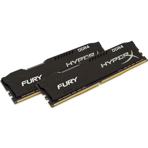 Kingston HyperX Fury 32GB (2x16GB) DDR4-3733MHz CL19 1.35V RGB Black Desktop Memory