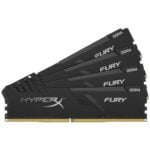 Kingston HyperX Fury 64GB (4x16GB) DDR4-3466MHz CL16 1.2V Black Desktop Memory