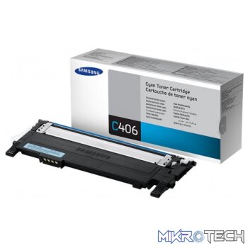 Samsung CLT-C406S Standard Yield Cyan Toner Cartridge