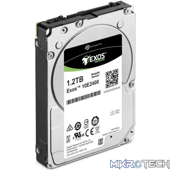 Seagate Exos 10E2400 1.2TB 10000RPM SAS 12Gb/s 128MB Cache 2.5" Internal Hard Drive - Image 2