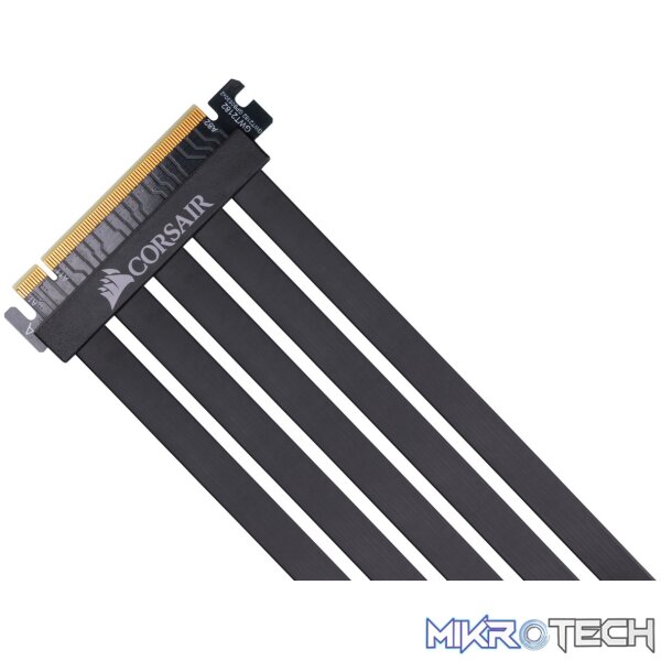 Corsair cc-8900419 300mm PCi-E 3.0 16x extension cable with EMI shielding - Image 2