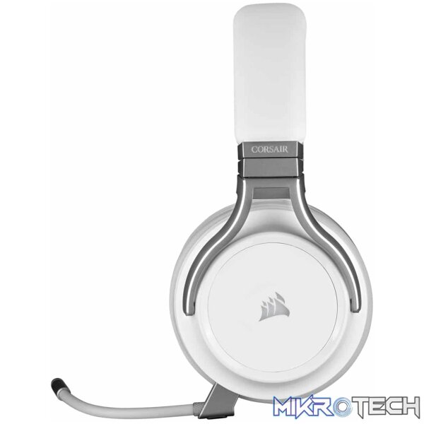 Corsair Virtuoso White & Silver RGB Wireless Gaming Headset - Image 6