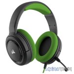 Corsair HS35 Black & Green Stereo Headset - Image 2
