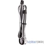Corsair CP-8920220 White+Black premium individually sleeved flexible paracorded modular cable starter kit - Image 4