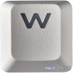 Corsair CH-9000234 double-shot keycaps - ultra-durable PBT backlit white