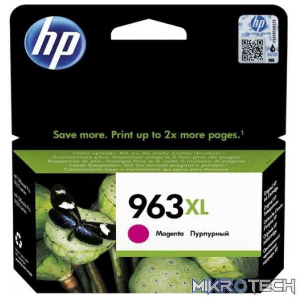 HP 3JA28AE 963XL Magenta Original Ink Cartridge HP 3JA28AE 963XL Magenta Original Ink Cartridge
