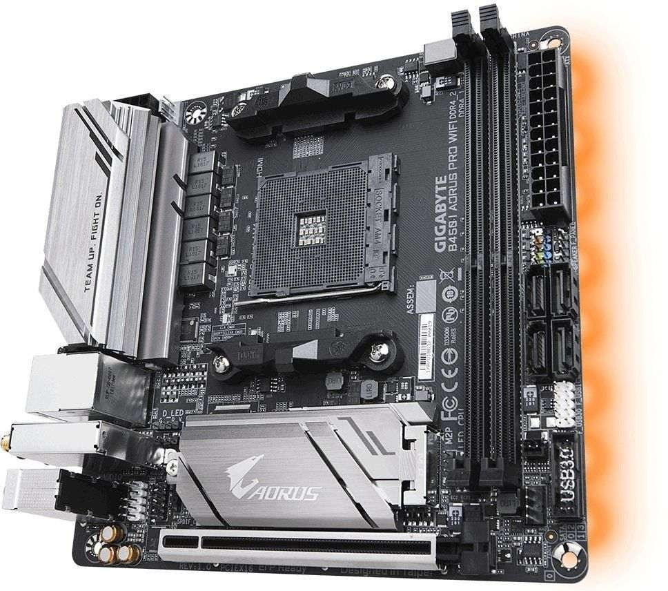 Gigabyte B450 I Aorus PRO WIFI AMD B450 AM4 Socket Mini-ITX Desktop