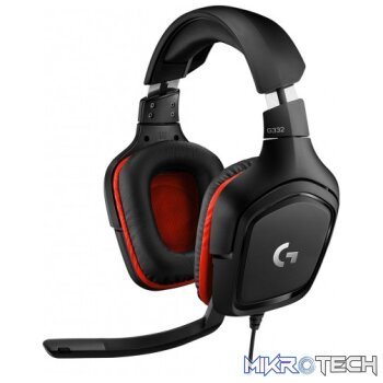 Logitech G332 Stereo Black/Red Gaming Headset