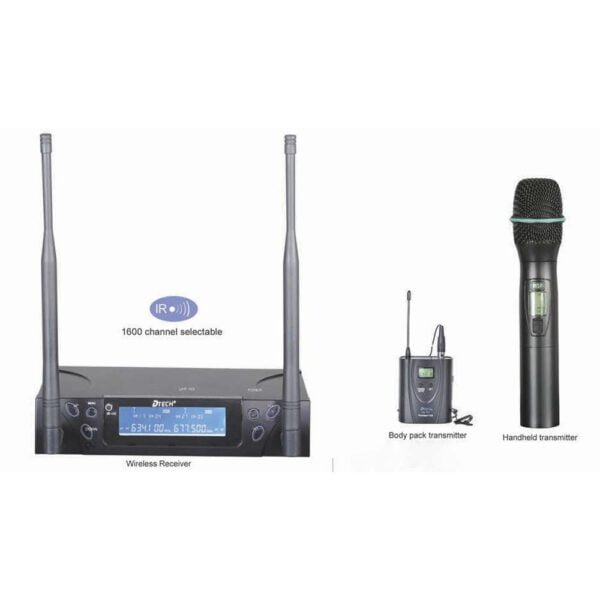 UHF-203 HH L HS Dual Channel PLL Wireless System