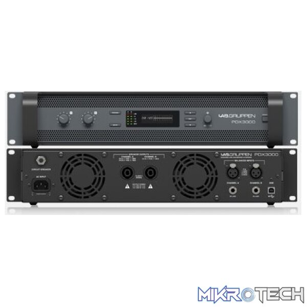 Lab Gruppen PDX3000 Power Amplifier - Image 3