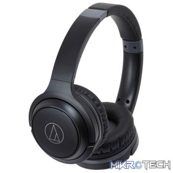 Audio Technica ATH-S200BT-BK BT ON-EAR HEADPHON + MIC (BLACK)