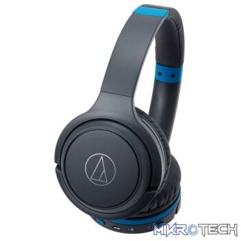 Audio Technica ATH-S200BT-GBL ON-EAR HEADPHONE + MIC (BLUE)