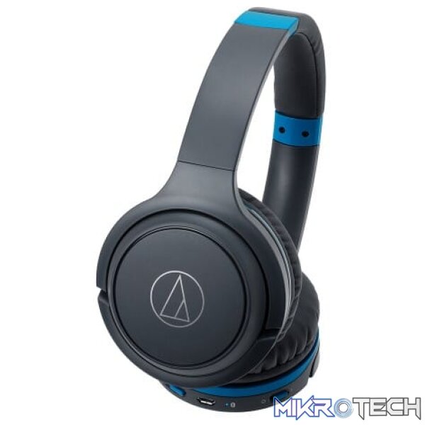 Audio Technica ATH-S200BT-GBL ON-EAR HEADPHONE + MIC (BLUE) Audio Technica ATH-S200BT-GBL ON-EAR HEADPHONE + MIC (BLUE)