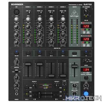 Behringer DJX-750 5CH DJ MXR W-ADV DIG EFFECTS