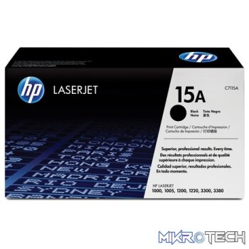 HP # 15A LJ 1200 1220 1000 3300 BLACK PRINT CARTRIDGE.