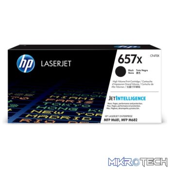 HP # 657X High Yield Black Original LaserJet Toner Cartridge - CLJ MFP 681/M682