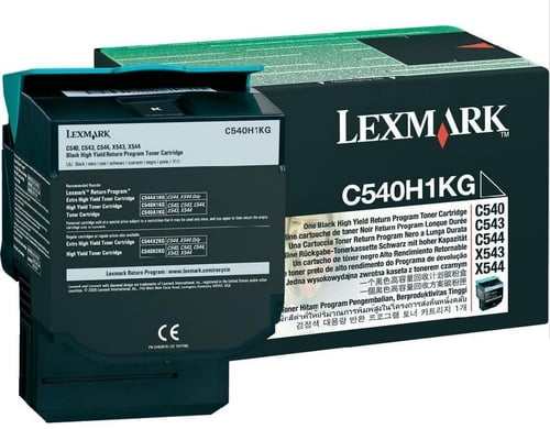 LEXMARK C54X X54X Black High Yield Return Programme Toner Cartridge