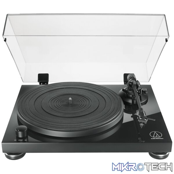 Audio Technica AT-LPW50PB MANUAL BELT DRIVE WOOD BASE TURNTABLE Audio Technica AT-LPW50PB MANUAL BELT DRIVE WOOD BASE TURNTABLE