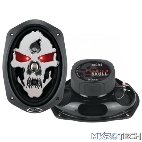 Boss Audio Phantom Skull 700 Watts 6" X 9" 4-Way Speaker Boss Audio Phantom Skull 700 Watts 6" X 9" 4-Way Speaker