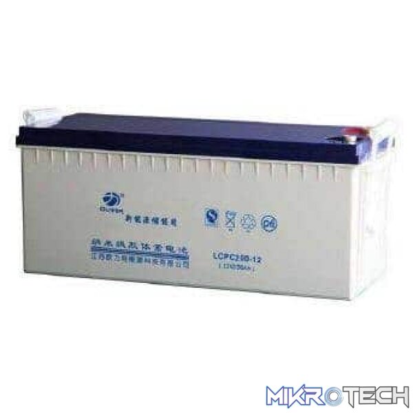 RCT LCPC 12V 200Ah GEL VRLA deep cycle battery RCT LCPC 12V 200Ah GEL VRLA deep cycle battery