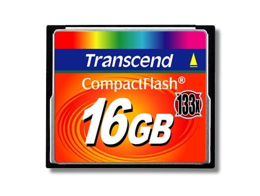 Transcend Ultra Performance Compact Flash Card 16GB - 133x Speed