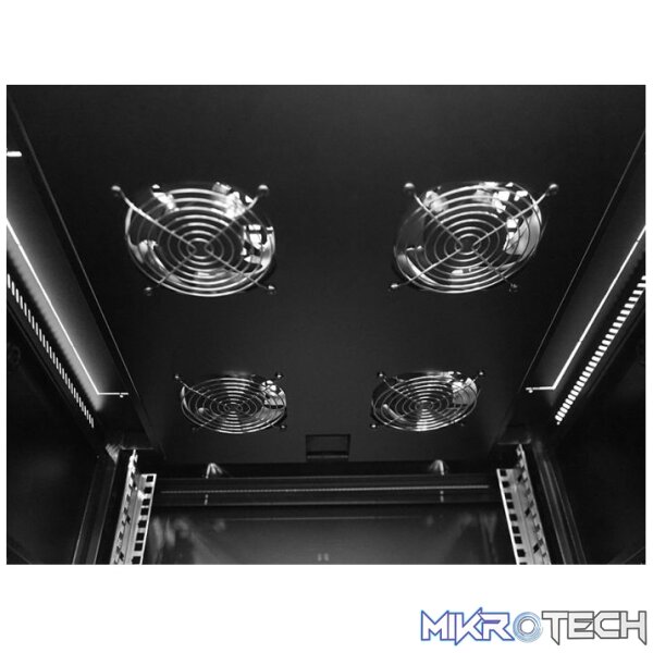 Linkbasic 42U 800 Deep Cabinet 4 Fans & 3 Shelves